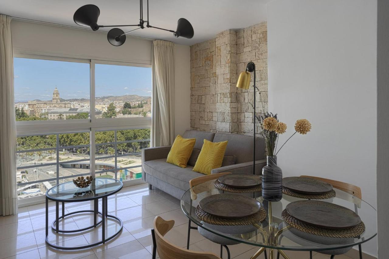 מאלגה Miradores Malagueta Beach מראה חיצוני תמונה